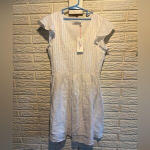 Vineyard Vines Linen Pintuck Dress